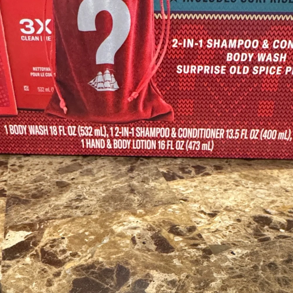 Old Spice Pure Sport Gift Set - Red